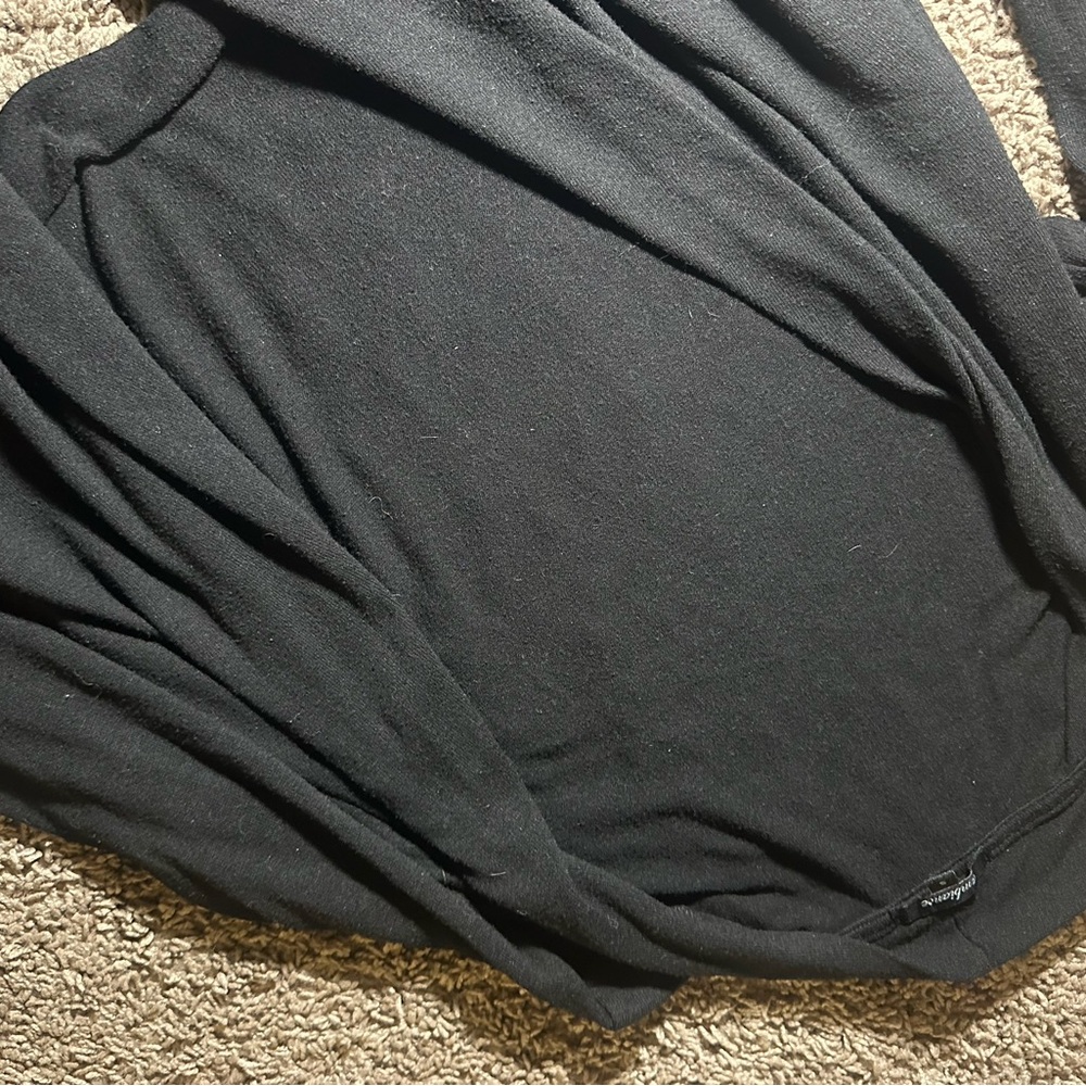 Ambiance Black Crew Neck Sweater Soft Knit